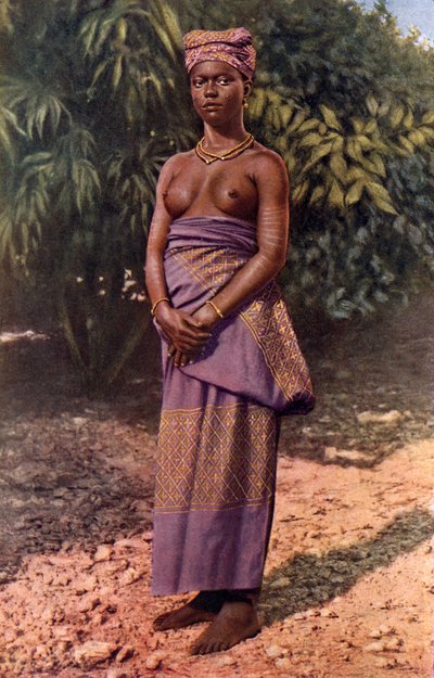 En Accra Belle i al sin ungdommelige stolthed af English Photographer
